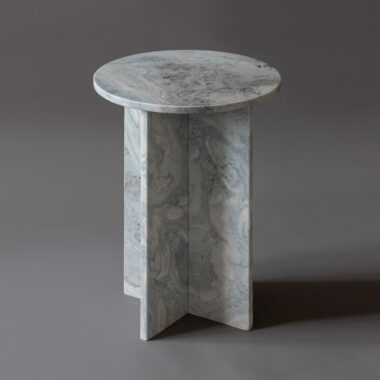 Приставной столик Rio из серо-голубого мрамора