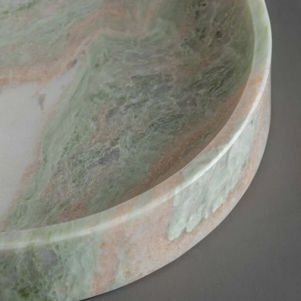 Декоративная чаша Eos из эксклюзивного зеленого мрамора_2