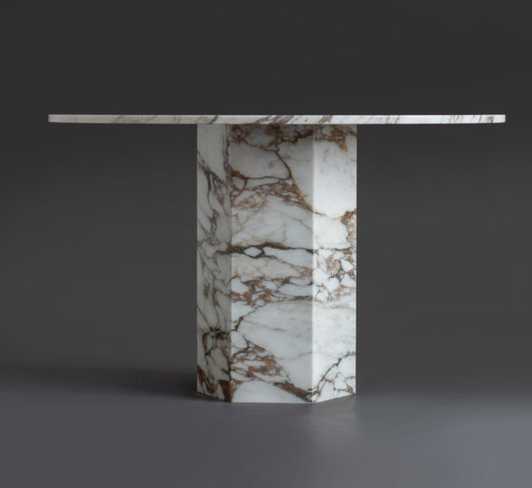 Обеденный стол Solo из мрамора Calacatta Viola_1